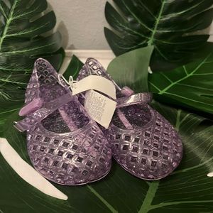 Baby Girl Purple Jelly Sandals